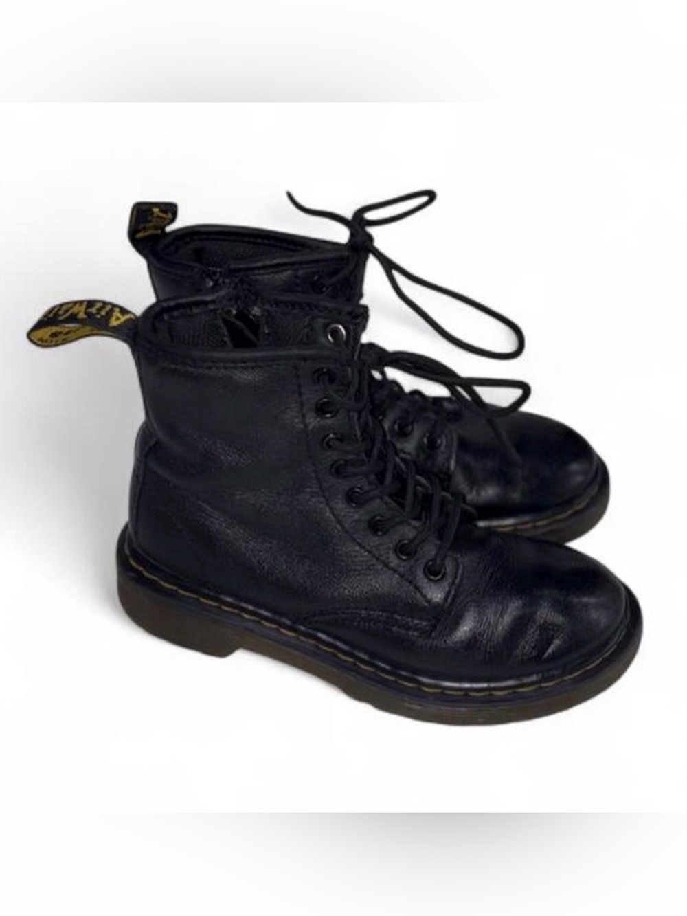 Dr. Martens 1460 Black Leather Combat Boots size 12